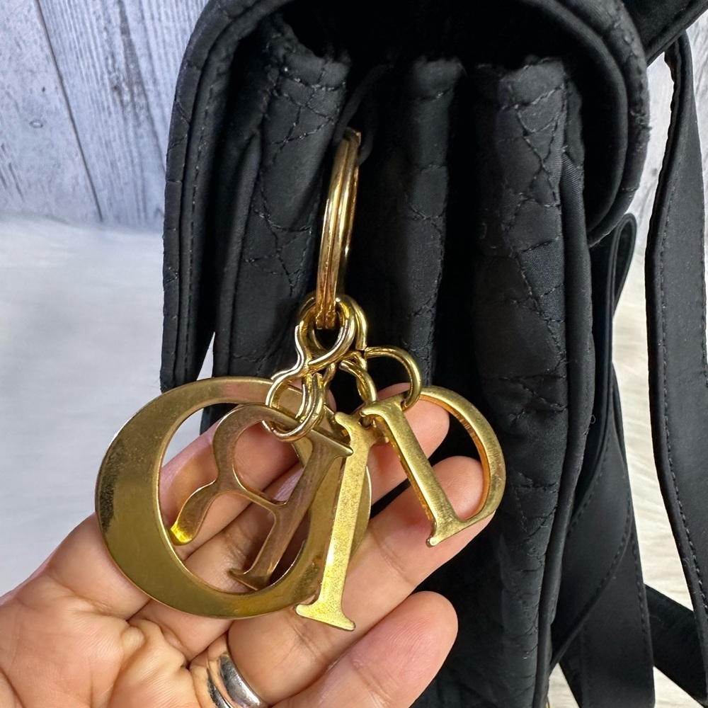 DIOR cannage backpack in black - Picture 6 of 17